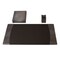 Dacasso Protacini Castlerock GrayItalian Patent Leather 3-Piece Desk Set DF-6237 - alternate 1